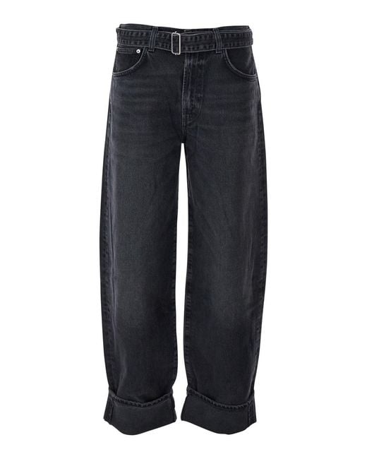 Jeans 'Arcane' Con Cintura E Orlo Con Risvolto di Agolde in Blue