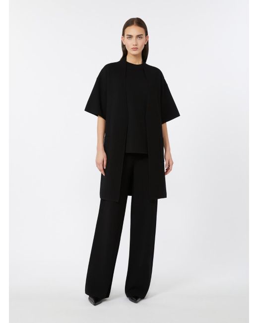 Pantalone 'Marzia' Con Vita Elasticizzata di Max Mara in Blue