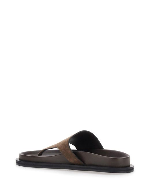 A.Emery Brown 'Imara' Sandals With Shaped Insole And Rubber Sole
