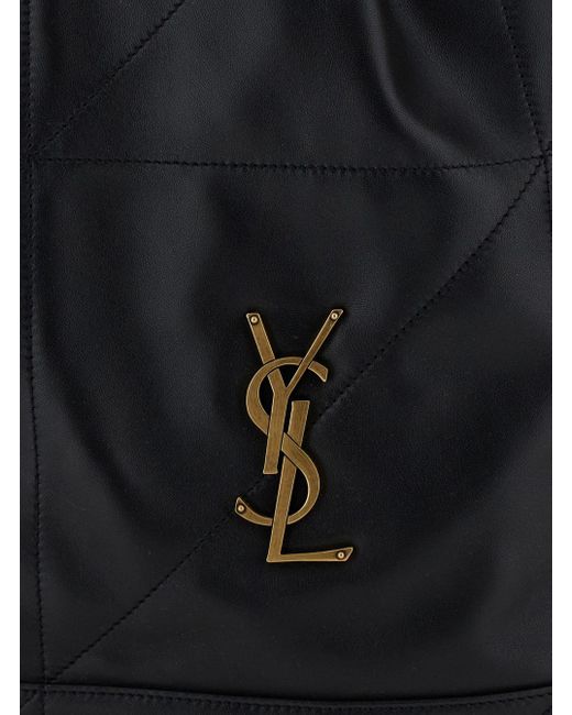 Saint Laurent Black 'Jamie' Crossbody Bag With Two Top Chain-Link Hand