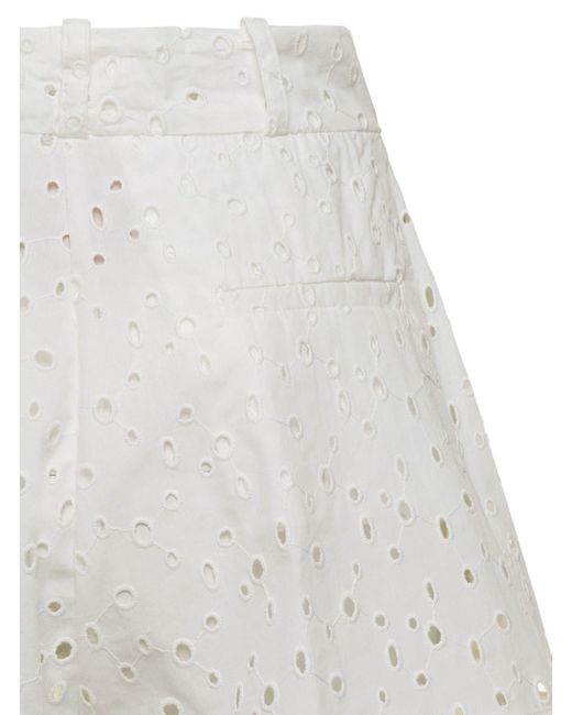 Pantaloncini Corti di Semicouture in White
