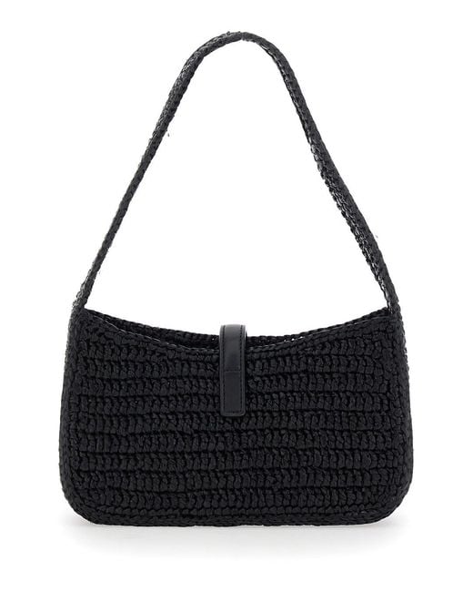 Saint Laurent Black 'Le 5 A 7' Mini Shoulder Bag With Single Shoulder