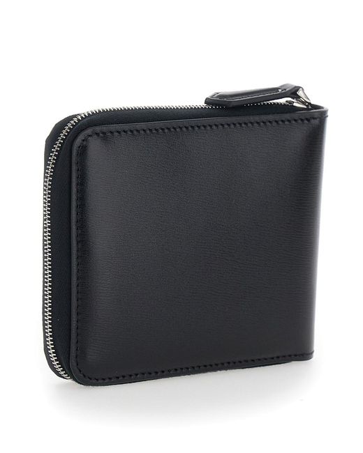Fendi Black Compact Zip Round for men