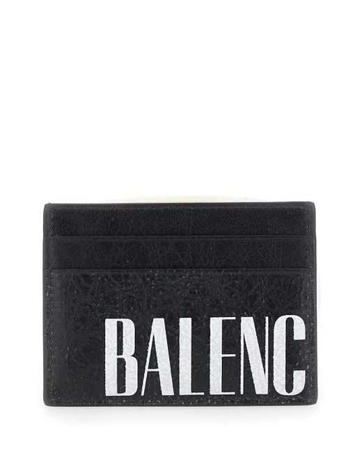 Balenciaga Black "Editor" Card Holder for men