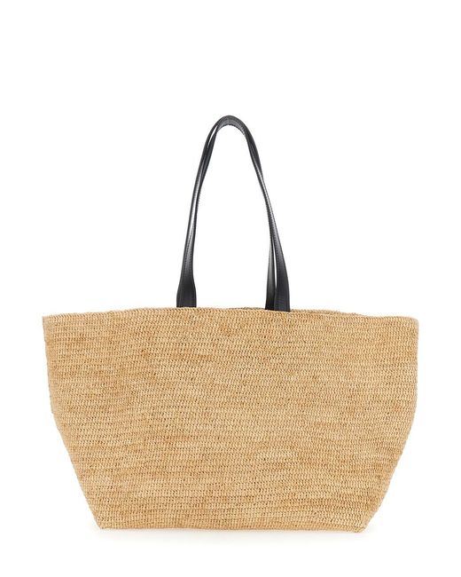 AMI Natural Tote Bag With Adc Patch On The Front And Two Top Handles for men