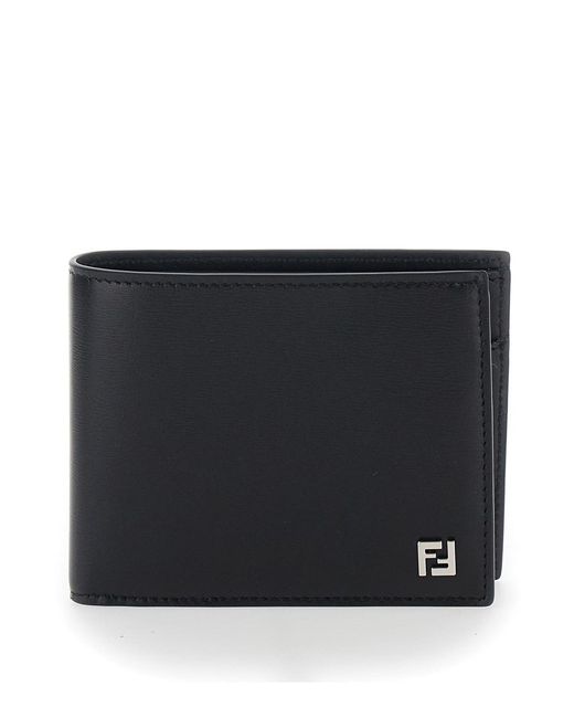 Fendi Black Bifold + Coin for men