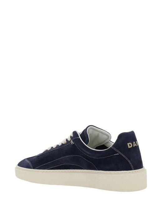 DSquared² Blue Low Top Sneakers With Logo Patch On The Tongue And Logo Lettering On The Heel for men