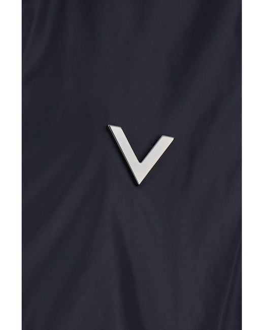 Valentino Blue Jacket With Vlogo Detail for men