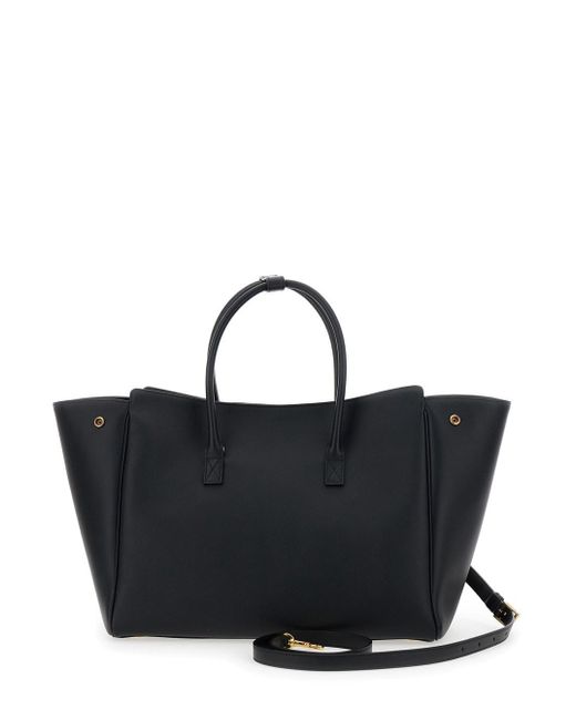 Borsa A Mano 'Hampton Piccola' Con Logo Goffrato Sul Fronte di Balenciaga in Black