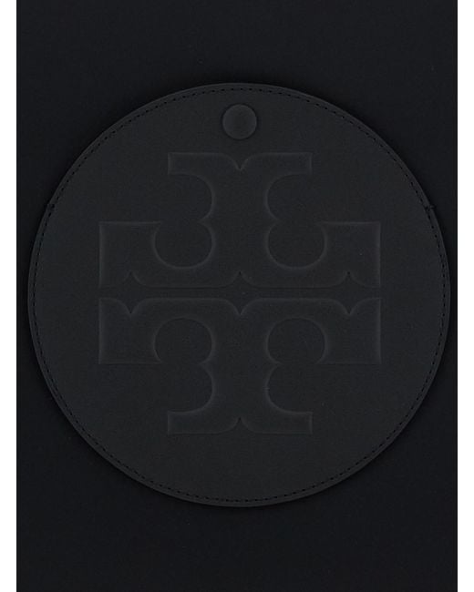 Tory Burch Black Tote Bag Ella Nylon