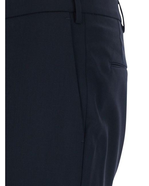 PT Torino Blue Slim Pants "Covf1Sz00Cl1Ma270360" With Belt Loops And Welt P for men