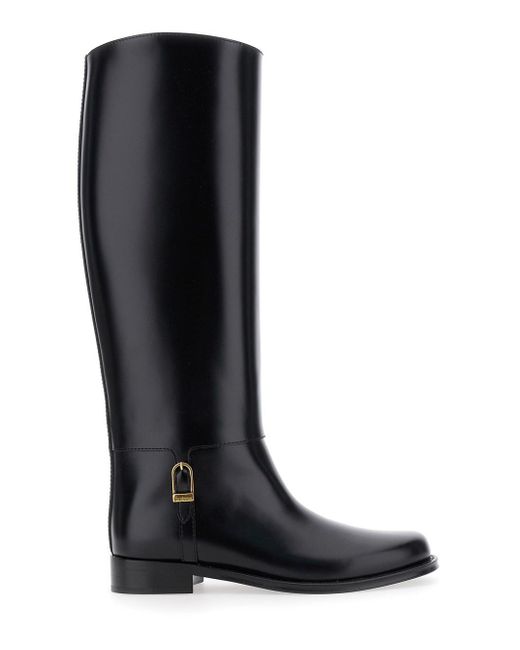 Saint Laurent Black Horny 25 Boots Julia