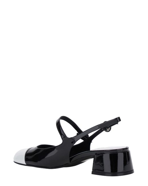 Jeffrey Campbell White 'Cou-Cou' Slingback Pumps With Low Block Heel A