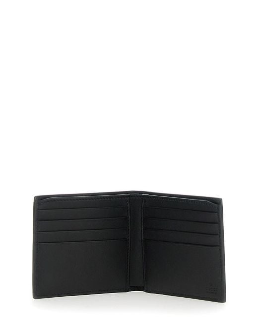 Gucci Black Gg Marmont Bi-Fold Wallet for men