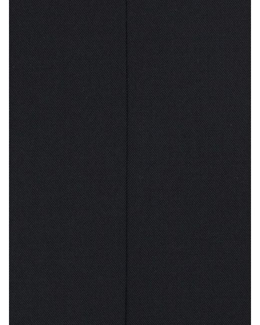 Jucca Black Pants Skirt With Slim Fit And Back Closure