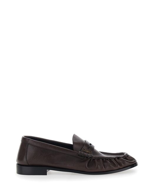 Saint Laurent White Le Loafer Pelle for men