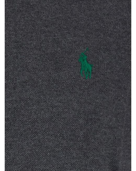 Polo Ralph Lauren Black Polo Shirt Slim Fit for men