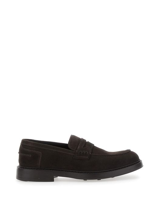 Doucal's White Slip-On Loafers for men