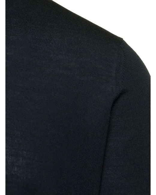 Dolcevita Con Collo Risvolto di GAUDENZI in Blue da Uomo