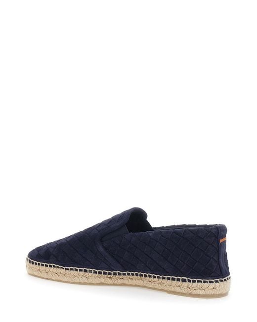 Castaner Blue 'Java' Espadrilles With Pull-Tab And Contrast Stitching for men