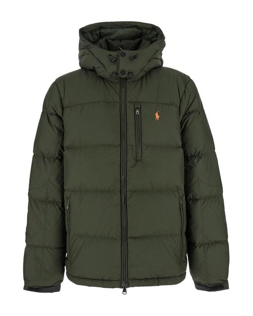 Polo Ralph Lauren Green Down Jacket Gorham for men