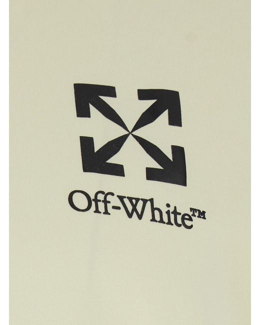 Off-White c/o Virgil Abloh White Light Crew-Necktshirt With Logo On Front for men