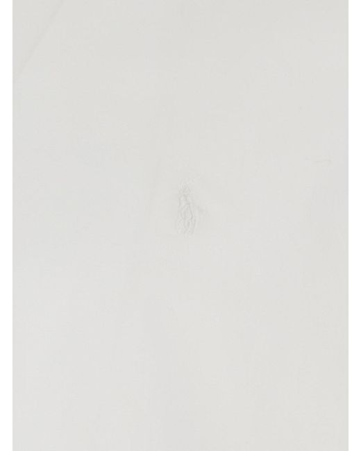 Polo Ralph Lauren White Shirt 'Custom Fit' for men