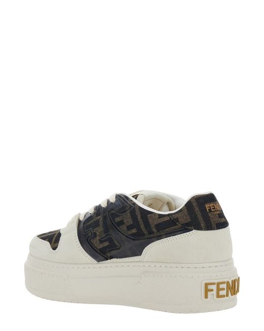 Fendi Multicolor Platform Sneakers