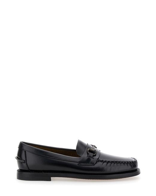 Sebago Black Joe Loafers With Horsebit