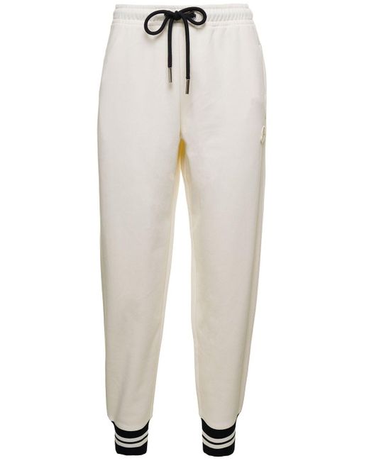 Sweat Bottoms di Moncler in White