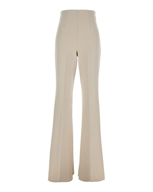 Sportmax Natural Regular Flared Pants
