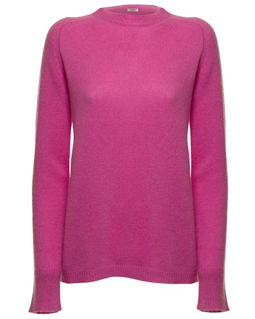 Max Mara Eclisse Cashmere Pull in Pink - Lyst