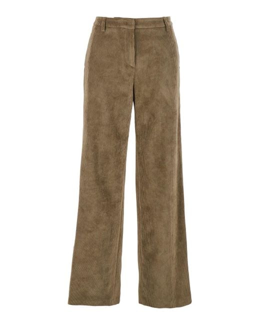 Le Plain Natural Pants With Belt Loops