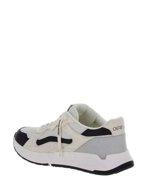 Off- Sneaker Low Top Con Dettaglio Logo di Off-White c/o Virgil Abloh in White da Uomo