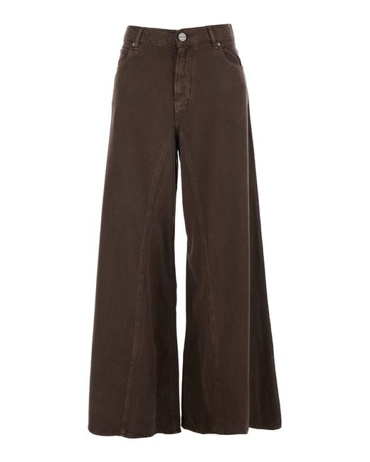 Pinko Brown Jeans Five-Pocket