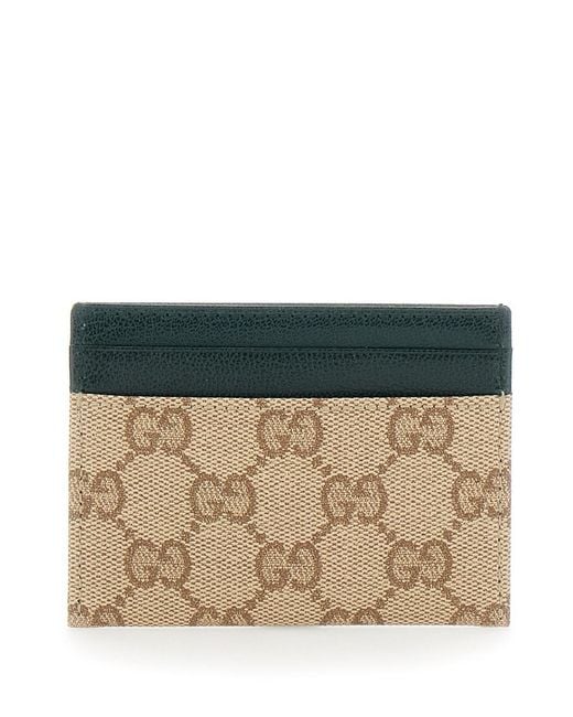 Gucci Natural Gg Vetrificato Cardcase for men