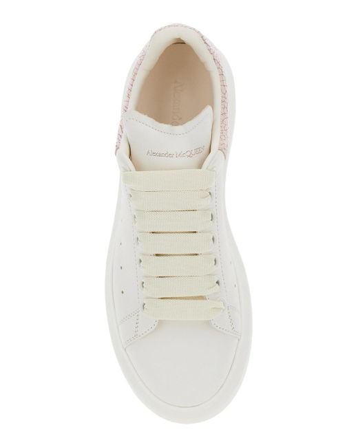 Alexander McQueen White Leather Sneakers