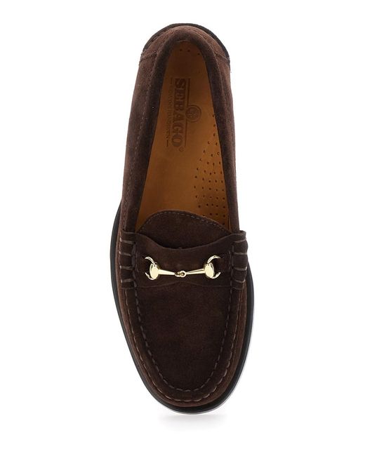 Sebago Brown 'Joe Modena' Pull-On Loafers With Horsebit Detail