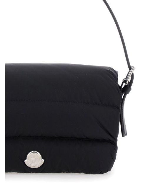 Moncler Black Caradoc Baguette Shoulder Bag