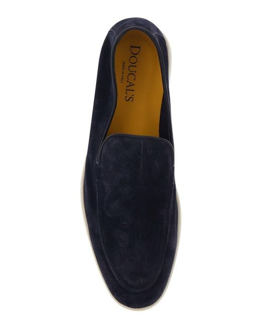 Doucal's Blue Mocassino Vaschetta for men