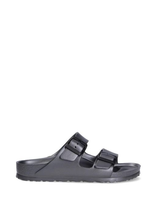 Birkenstock Man's Arizona Rubber Sandals in Grey (Gray) for Men | Lyst