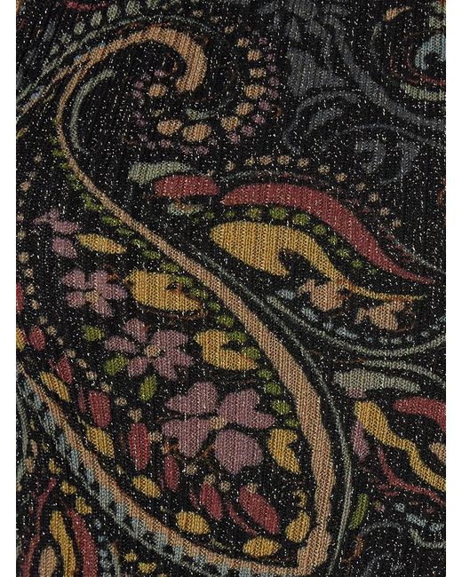 Etro White Long Sleeveless Dress With Neckline And And
