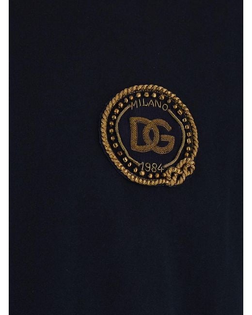 Dolce & Gabbana Black Dolce & Gabbana Jersey Classic Fit Marina for men