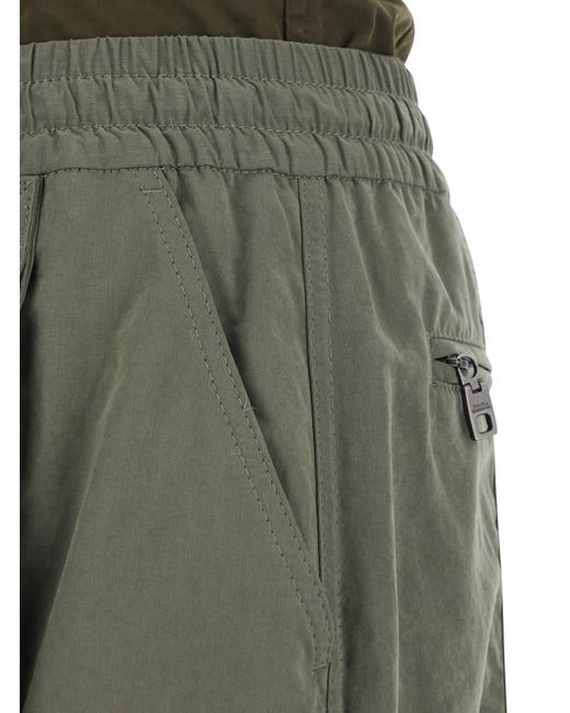 Dolce & Gabbana Green Wide Trousers