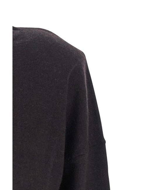 P.A.R.O.S.H. Black Dress With Boat Neck