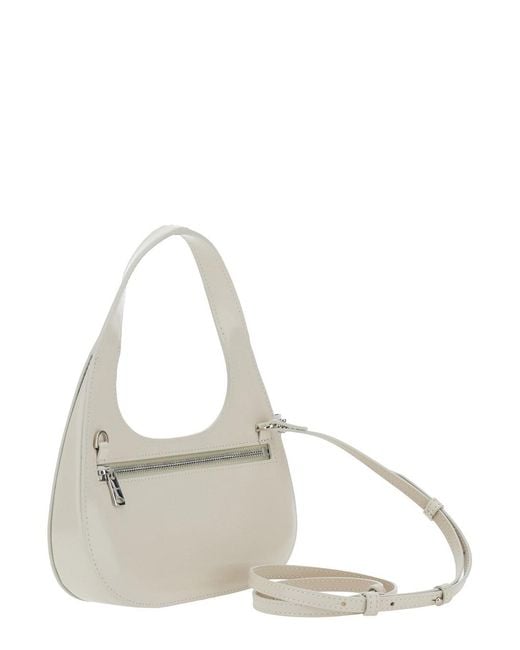 Coperni White Shoulder Bag Slim Swipe Phone Baguette