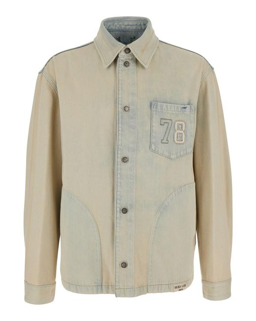 Golden Goose Deluxe Brand Natural Jacket Denim for men