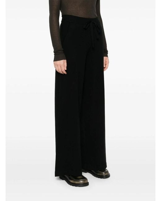 P.A.R.O.S.H. Black Relaxed Pants With Drawstring