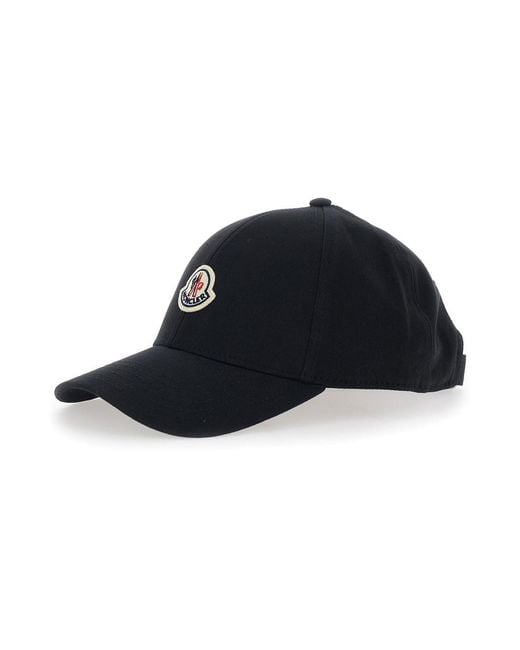 Moncler Blue Baseball Cap for men