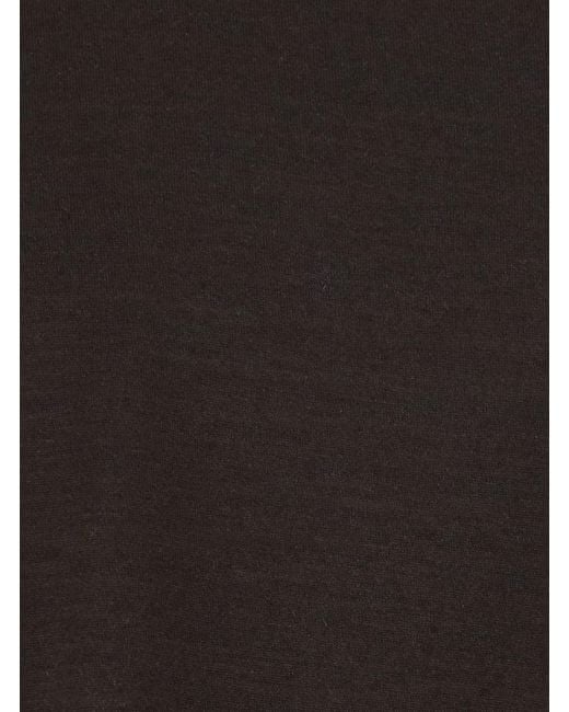 TONYWACK Black Wool Relaxed Long Sleeve With Long Sleeves And V-Neck for men
